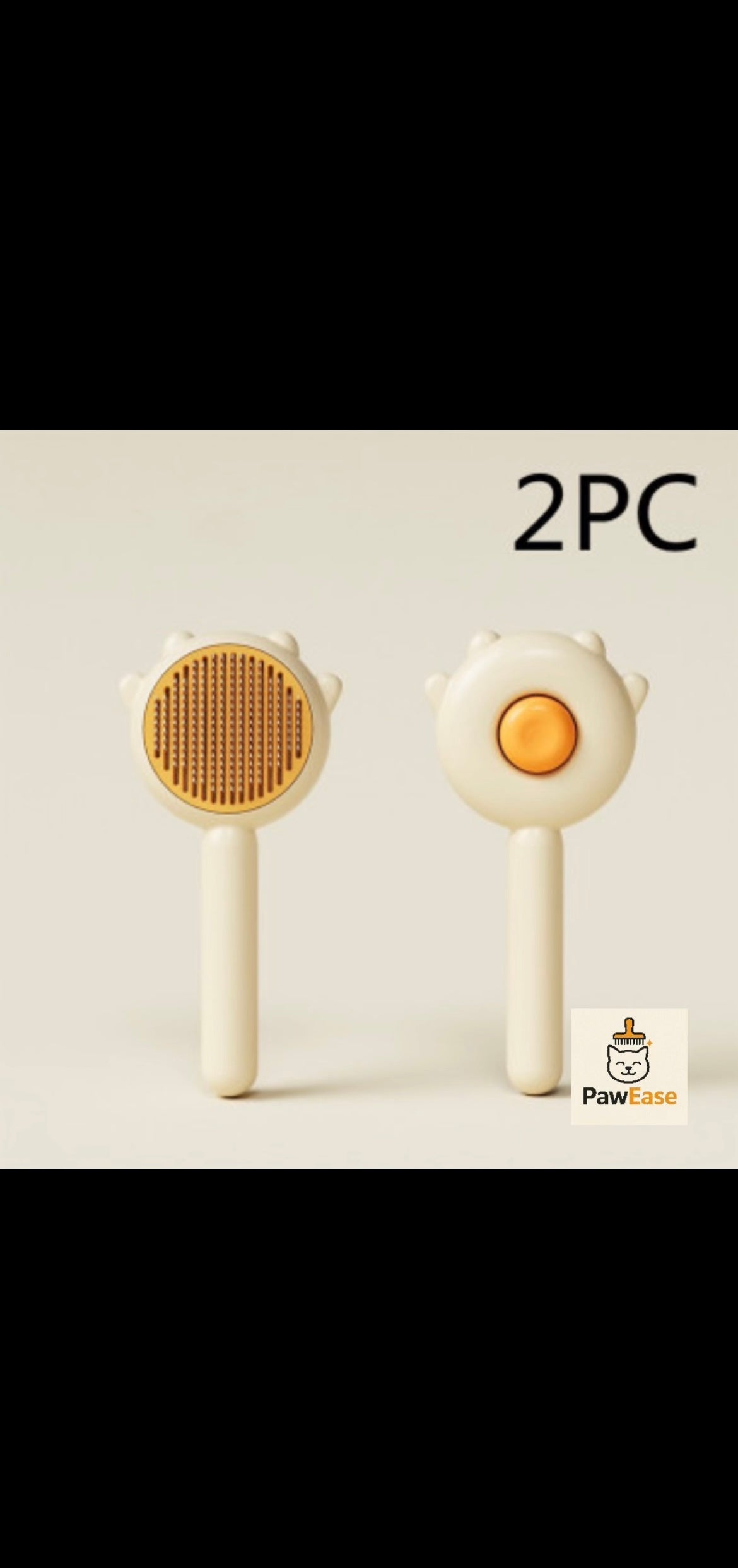 Brosse auto-nettoyante PawEase™ – idéale pour chiens et chats